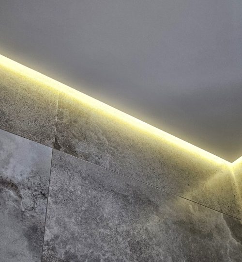 Тіньовий профіль з підсвіткою